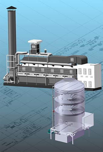 VOCs processing series